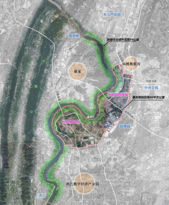 重庆礼嘉最新规划图，科技驱动未来，展现新城市风貌